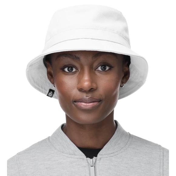 New Nobis White Bucket Sun Hat - Picture 2 of 13